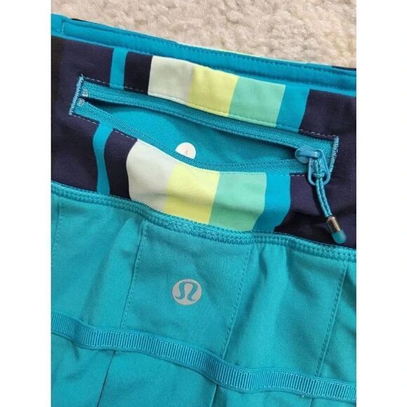 Lululemon Run Pace Setter Skirt Surge / Assorted Stripe Surge 4 - Picture 9 of 11